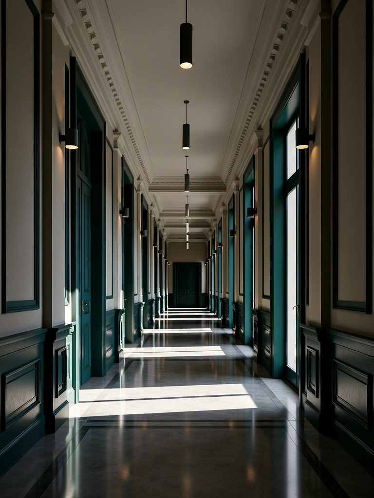 Pasillo institucional