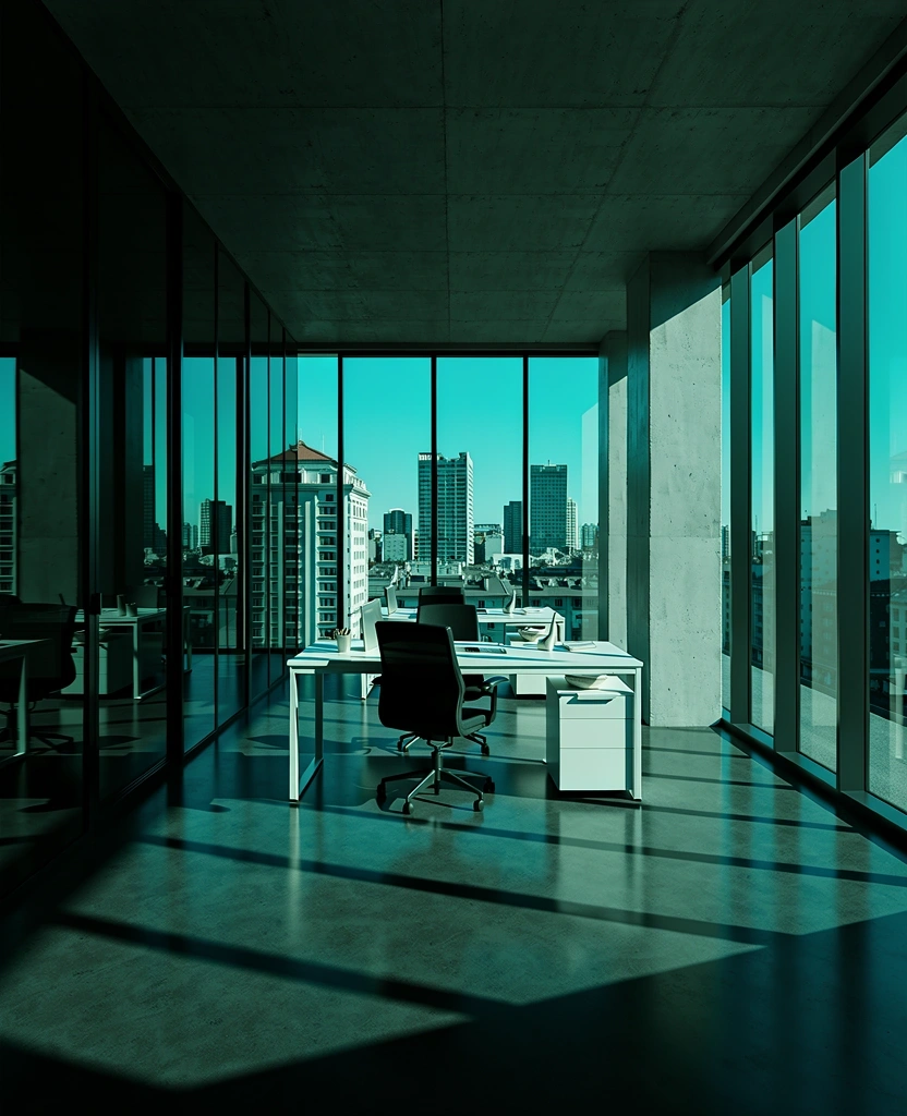 Arquitectura de oficina moderna en Buenos Aires
